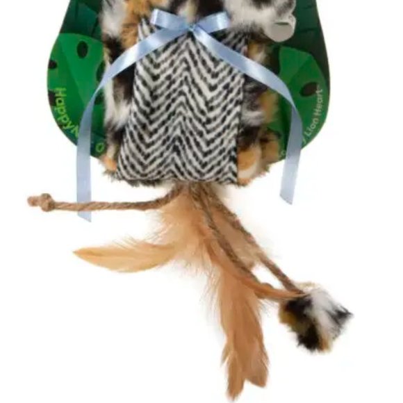 NWT ~ Instincts Looney Lion Heart HappyNip Electronic Sound Cat Toy w/ 2g Catnip - Picture 6 of 8